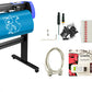 SucceBuy 34 Inch Vinyl Cutter Machine With Floor Stand Vinly Sign Cutting Plotter Starter Kits Software Adjustable Force  Speed